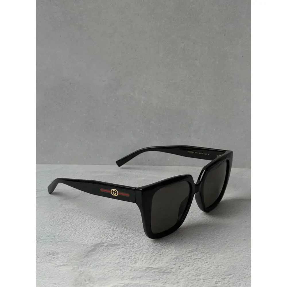 NEW Gucci GG2102S Black Square Sunglasses